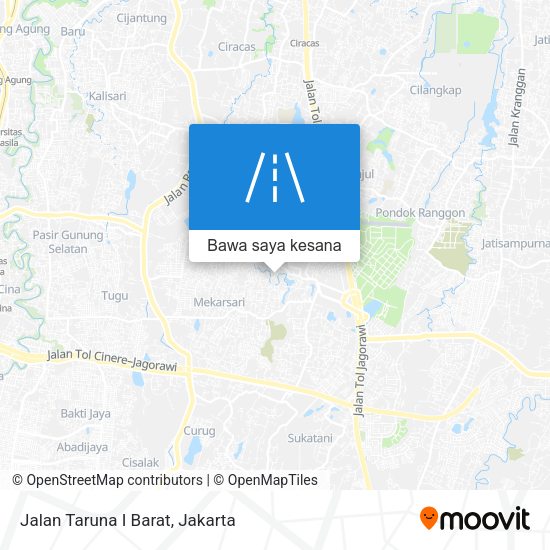 Peta Jalan Taruna I Barat