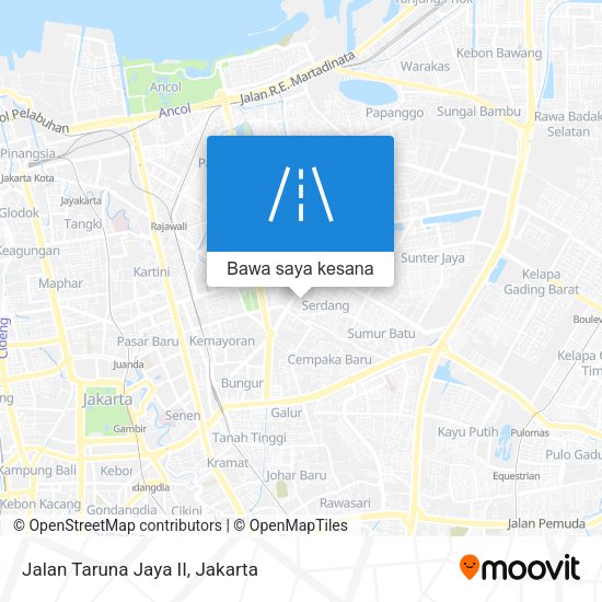 Peta Jalan Taruna Jaya II
