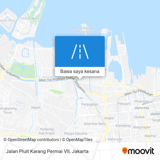 Peta Jalan Pluit Karang Permai VII