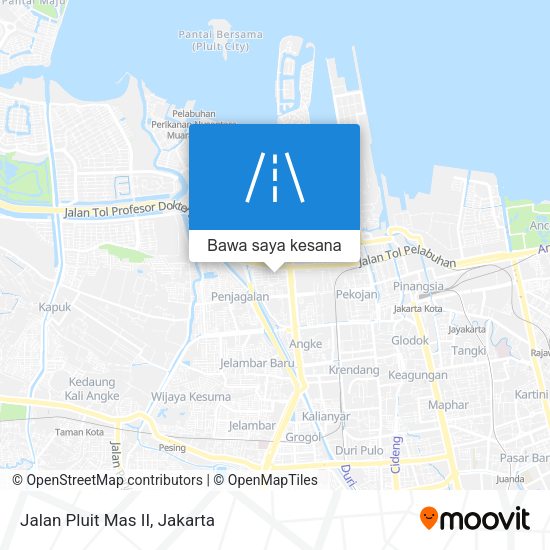Peta Jalan Pluit Mas II