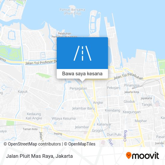 Peta Jalan Pluit Mas Raya