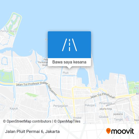 Peta Jalan Pluit Permai 6