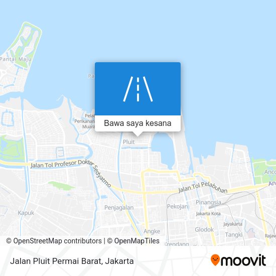 Peta Jalan Pluit Permai Barat