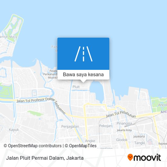Peta Jalan Pluit Permai Dalam