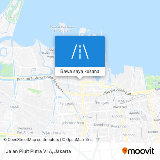 Peta Jalan Pluit Putra VI A