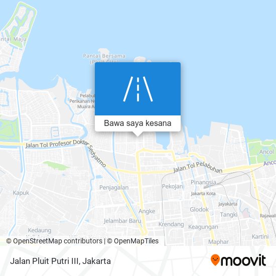 Peta Jalan Pluit Putri III