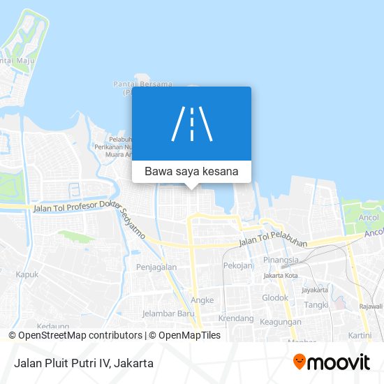 Peta Jalan Pluit Putri IV