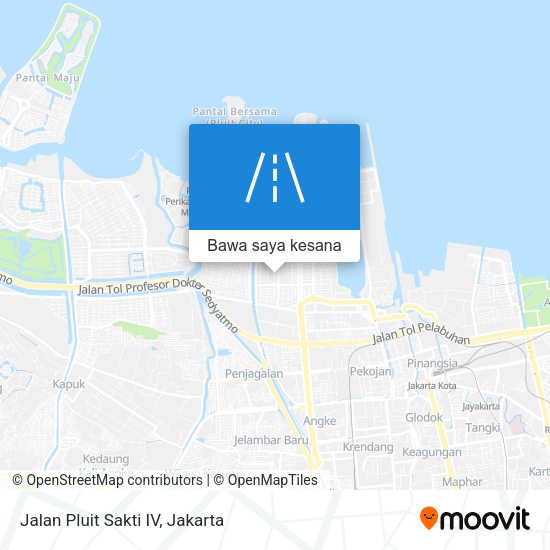 Peta Jalan Pluit Sakti IV