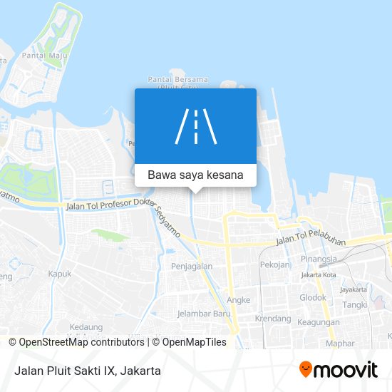 Peta Jalan Pluit Sakti IX