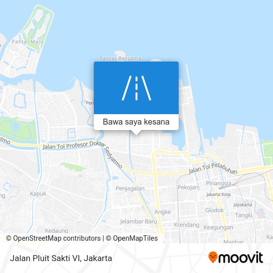 Peta Jalan Pluit Sakti VI