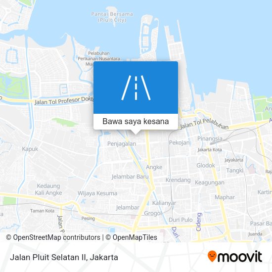 Peta Jalan Pluit Selatan II