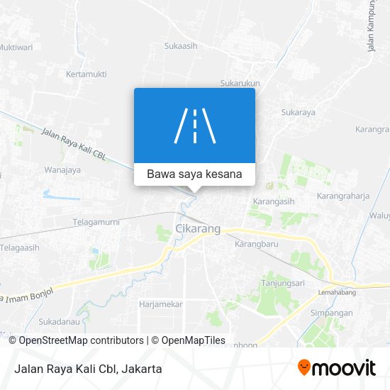 Peta Jalan Raya Kali Cbl