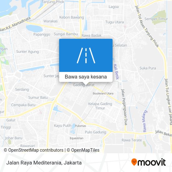 Peta Jalan Raya Mediterania