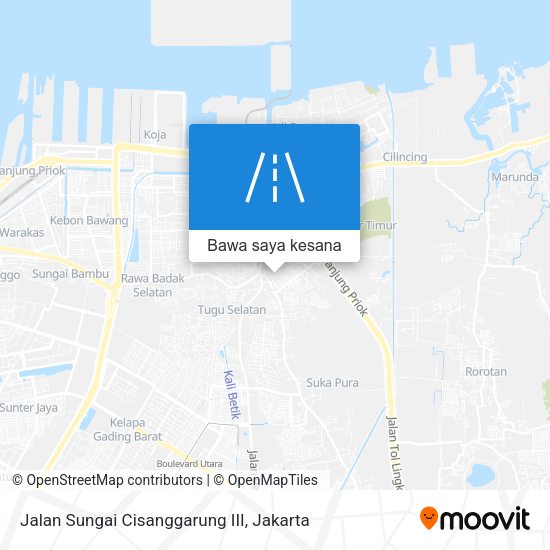 Peta Jalan Sungai Cisanggarung III