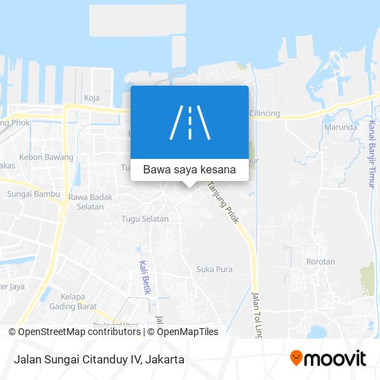 Peta Jalan Sungai Citanduy IV