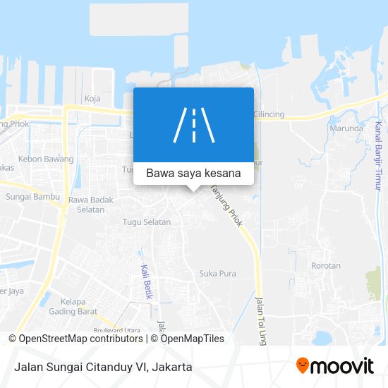 Peta Jalan Sungai Citanduy VI