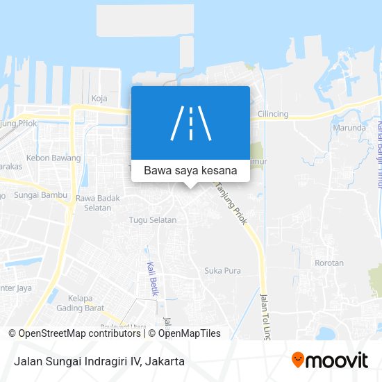 Peta Jalan Sungai Indragiri IV