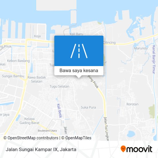 Peta Jalan Sungai Kampar IX