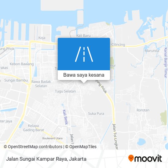 Peta Jalan Sungai Kampar Raya