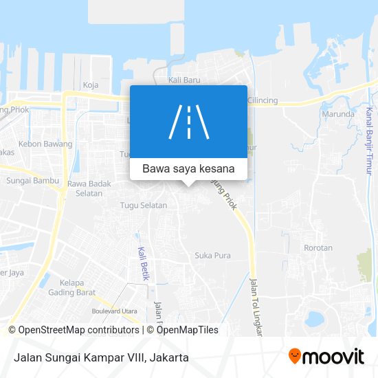 Peta Jalan Sungai Kampar VIII