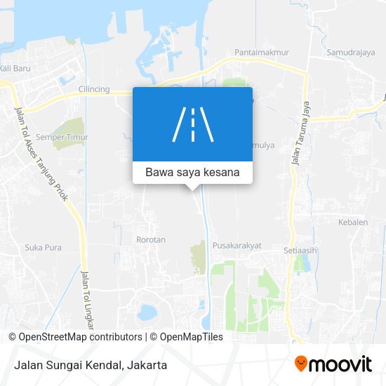 Peta Jalan Sungai Kendal