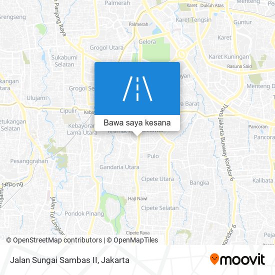 Peta Jalan Sungai Sambas II