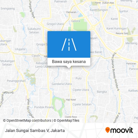 Peta Jalan Sungai Sambas V