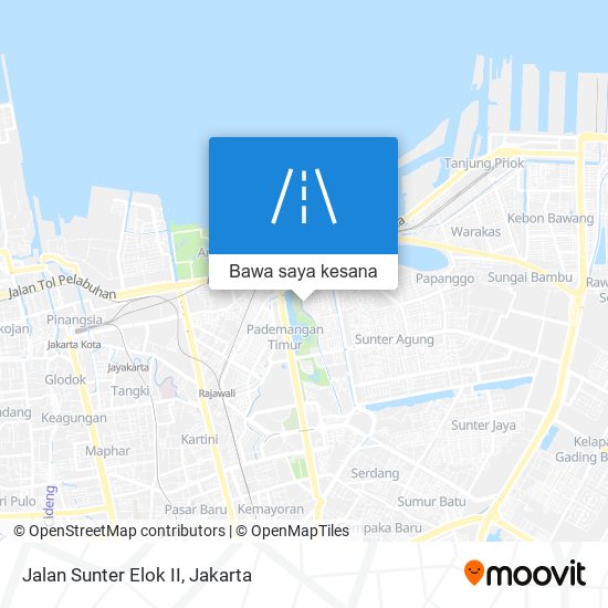 Peta Jalan Sunter Elok II