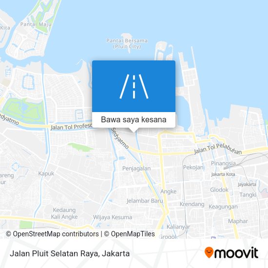 Peta Jalan Pluit Selatan Raya