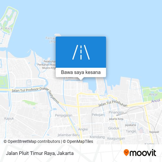 Peta Jalan Pluit Timur Raya