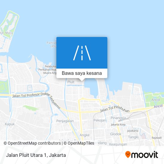 Peta Jalan Pluit Utara 1