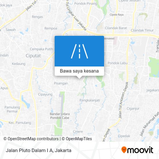 Peta Jalan Pluto Dalam I A