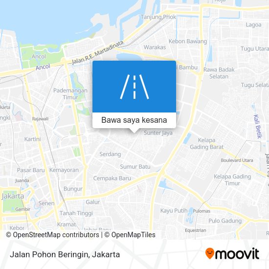 Peta Jalan Pohon Beringin