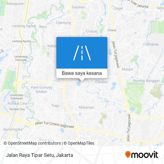 Peta Jalan Raya Tipar Setu