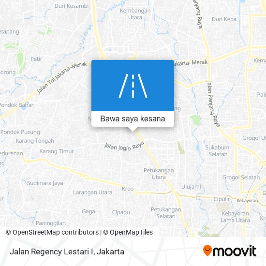 Peta Jalan Regency Lestari I