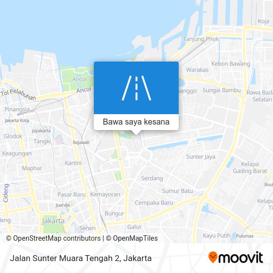Peta Jalan Sunter Muara Tengah 2