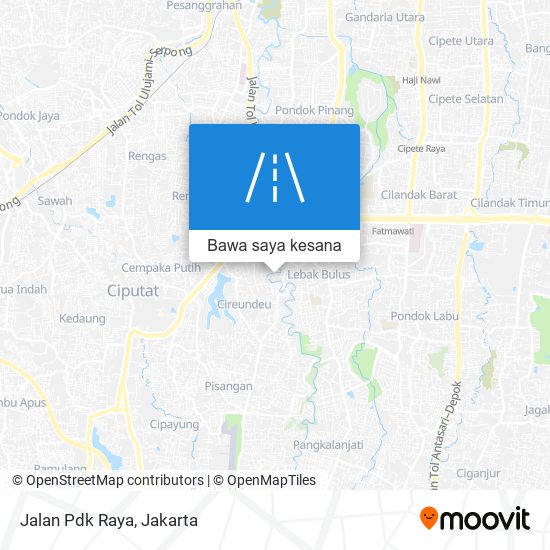 Peta Jalan Pdk Raya