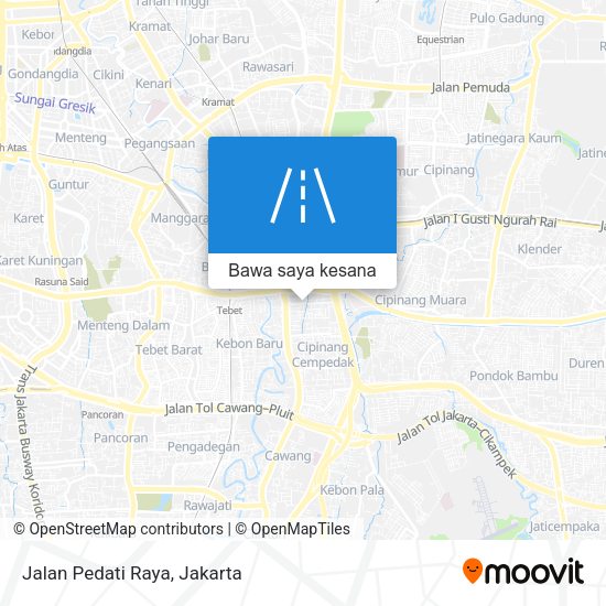 Peta Jalan Pedati Raya