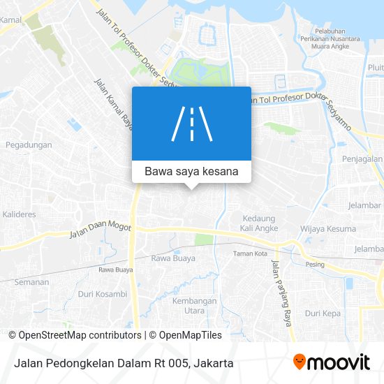 Peta Jalan Pedongkelan Dalam Rt 005