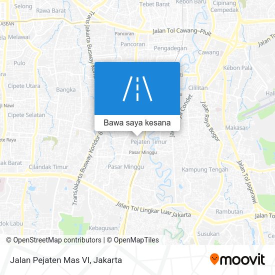 Peta Jalan Pejaten Mas VI