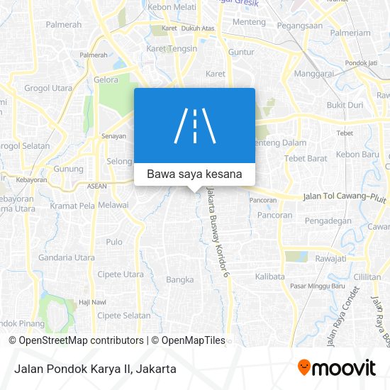 Peta Jalan Pondok Karya II
