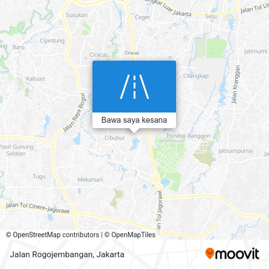 Peta Jalan Rogojembangan