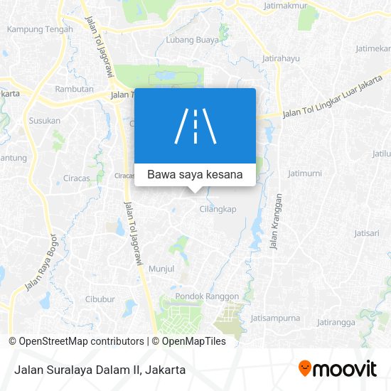 Peta Jalan Suralaya Dalam II