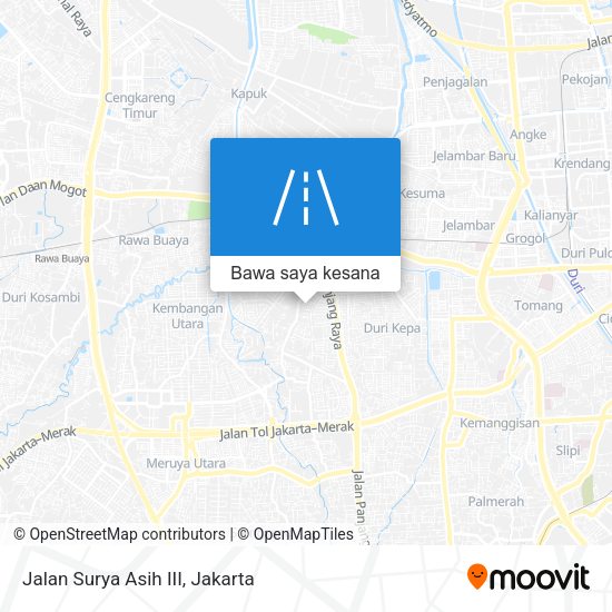 Peta Jalan Surya Asih III