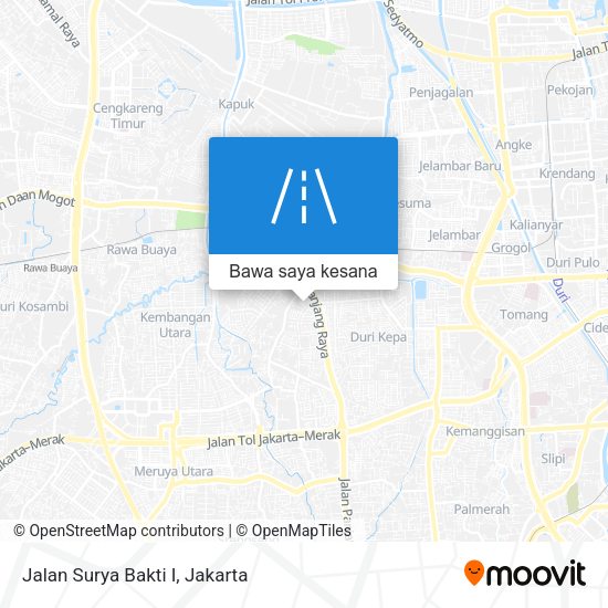 Peta Jalan Surya Bakti I