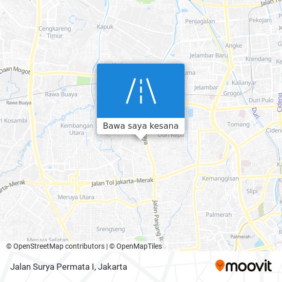 Peta Jalan Surya Permata I