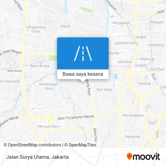 Peta Jalan Surya Utama