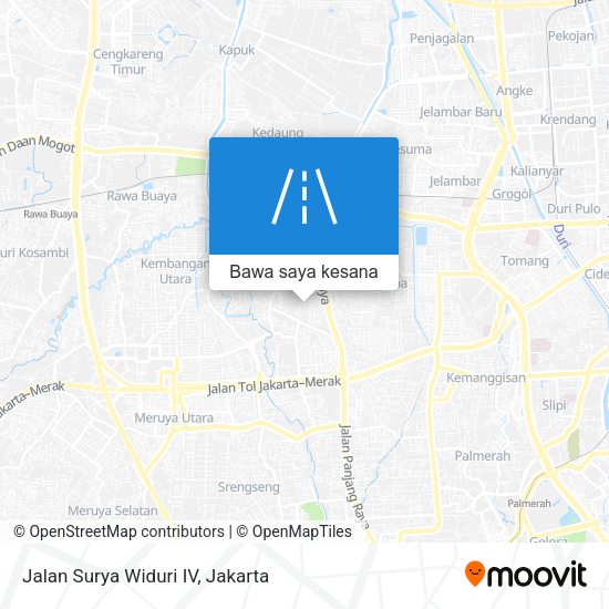 Peta Jalan Surya Widuri IV