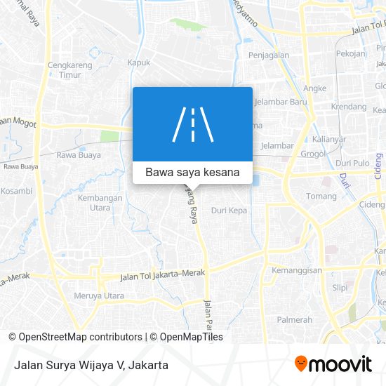 Peta Jalan Surya Wijaya V