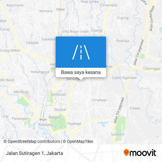 Peta Jalan Sutiragen 1